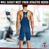 4 Time All American Sublimated Wrestling Singlet  Stitched & Durable Mens Singlet  Singlet for Wrestling, MMA & Powerlifting Wrestling Singlet Youth Boys (XS 71-90 lbs., US Navy) view 4