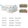 SXFSE Printed L Shaped Sofa Cover for Living Room, 2PCS Stretch Covers for Corner Sofa Slipcover Corner Sectional Chaise Longue Sofa view 2