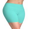Liakada Girls' Bike Length Short-YXL-33 Turquoise view 1