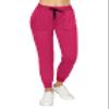 ALWAYS Women Soft Joggers Sweatpants - Track Cuff Pants with Pork Chop Pockets Deep Red XL view 2