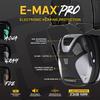 Caldwell E-MAX Pro Electronic Hearing Protection 23-24 NRR - Adjustable Lo Pro Earmuffs for Shooting, Hunting and Range, Brown view 3