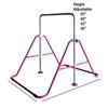 JungleKids Expandable Gymnastics Bars Junior Training Kip Bar Adjustable Height Horizontal Bars Children Folding Training Monkey Bars Child Gym Climbing Tower Playground Balance Bar for Kids Gymnasts view 4
