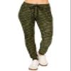 ALWAYS Women Soft Joggers Sweatpants - Track Cuff Pants with Pork Chop Pockets Space Dye Olive S view 3