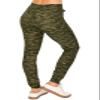 ALWAYS Women Soft Joggers Sweatpants - Track Cuff Pants with Pork Chop Pockets Space Dye Olive S view 4