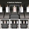 EZshoot Red Green Dot Gun Sight Scope Reflex Sight, 4 Adjustable Reticles Holographic Optic Black with 20mm Rail Mount view 2