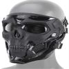 Koyheng Tactical Airsoft Skull Masks Full Face, Adult Deluxe Mask Eye Protection for Halloween BB Paintball Gun Patriots CS Game Cosplay Party Halloween Cosplay Zombie Scary Skeleton Masks view 2