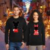 Natural Underwear Family Trip Hugging Couple Sweatshirt #1 Ears Mom Dad Sweatshirts Magic Kingdom Family Vacation Men Women Sweatshirts Sweaters Black Women Large view 2