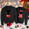 Natural Underwear Family Trip Hugging Couple Sweatshirt #1 Ears Mom Dad Sweatshirts Magic Kingdom Family Vacation Men Women Sweatshirts Sweaters Black Women Large view 3