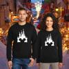 Natural Underwear Family Trip Couple Sweatshirt #1 Castle Magic Kingdom Family Vacation Men Women Sweatshirts Sweaters Black Men XX-Large view 2