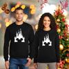 Natural Underwear Family Trip Couple Sweatshirt #1 Castle Magic Kingdom Family Vacation Men Women Sweatshirts Sweaters Black Men XX-Large view 4
