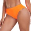 RELLECIGA Women's Orange High Cut High Waisted Bikini Bottom Size Medium view 4