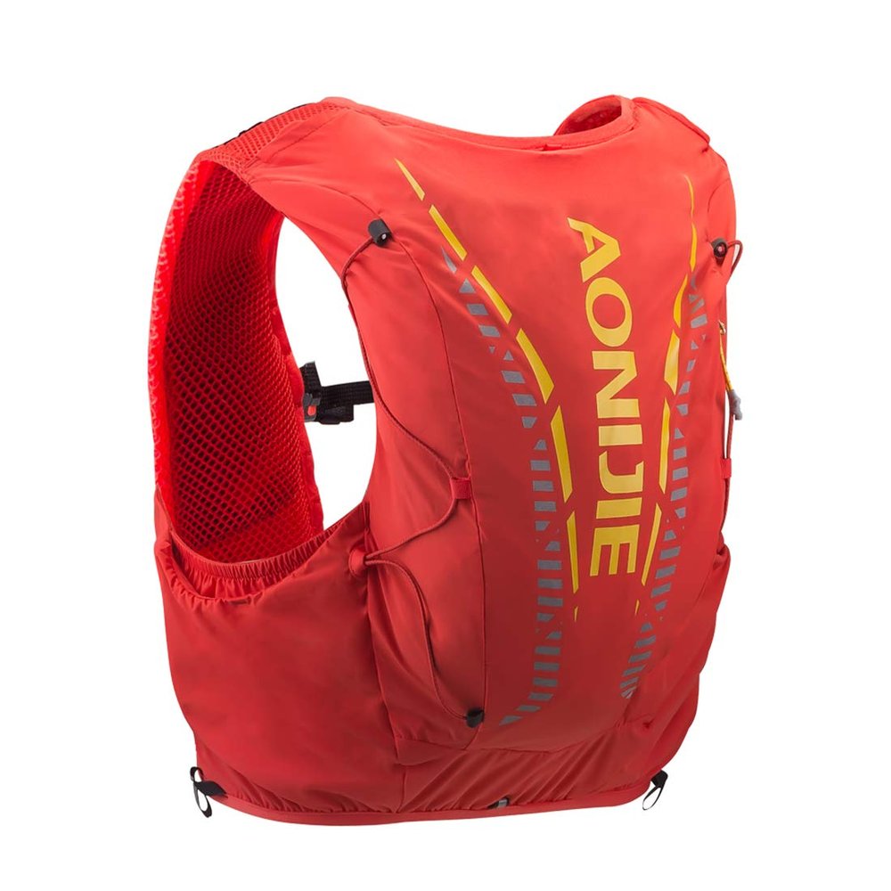 AONIJIE 12L Men Women Running Vest Pack Hydration Backpack Outdoor Sports Bag for Marathon Cycling Hiking (12L# Orange, L/XL(40.16-45.27inch))