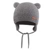 BAVST Baby Toddler Winter Beanie Warm Boys Girls Earflap Hat Infant Knit Caps Cute Bear Soft Cotton Lining for 0-36M(Grey-Light,M) view 1