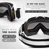 OutdoorMaster OTG Ski Goggles - Over Glasses Ski/Snowboard Goggles for Men, Women & Youth - 100% UV Protection (Stripe Frame + VLT 11.7% Grey Lens) view 2