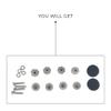 Shrey Nut Pack Grey for Cricket Helmet view 4