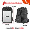 Goldfire Motorcycle Backpack, Large Capacity Cycling Riding Helmet Backpack for Men Women,Waterproof Tactical Helmet Holder/Storage Bag, School Backpack Also Fit Basketball Football Soccer view 3