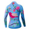 Cycling Jersey Long Sleeve Womens Mountain Bike Jersey Zip Shirts Road Bicycle Clothing Pro Team Sport Racing MTB Tops for Ladies Female Bouse Fall Autumn Breathable Pink Blue Size S view 2