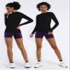 BUBBLELIME Long/Short Sleeve Rashguard for Women UPF 50+ Sun Protection - Basic Long Sleeve_Black(1) Medium_BWST001 view 2