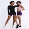 BUBBLELIME Long/Short Sleeve Rashguard for Women UPF 50+ Sun Protection - Basic Long Sleeve_Black(1) Medium_BWST001 view 4