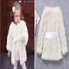 Winter Coat for Baby Girl Fur Warm Cardigan Cardigan Coat Outwear Kids Fleece Jacket Toddler (5T) Pink view 2
