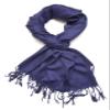 Gelante Plain Soft Pashmina Shawl Wrap Scarf Solid Colors. 615-Indigo view 1