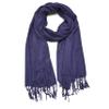 Gelante Plain Soft Pashmina Shawl Wrap Scarf Solid Colors. 615-Indigo view 2