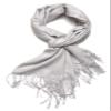 Gelante Plain Soft Pashmina Shawl Wrap Scarf Solid Colors. 615-Light Gray view 1