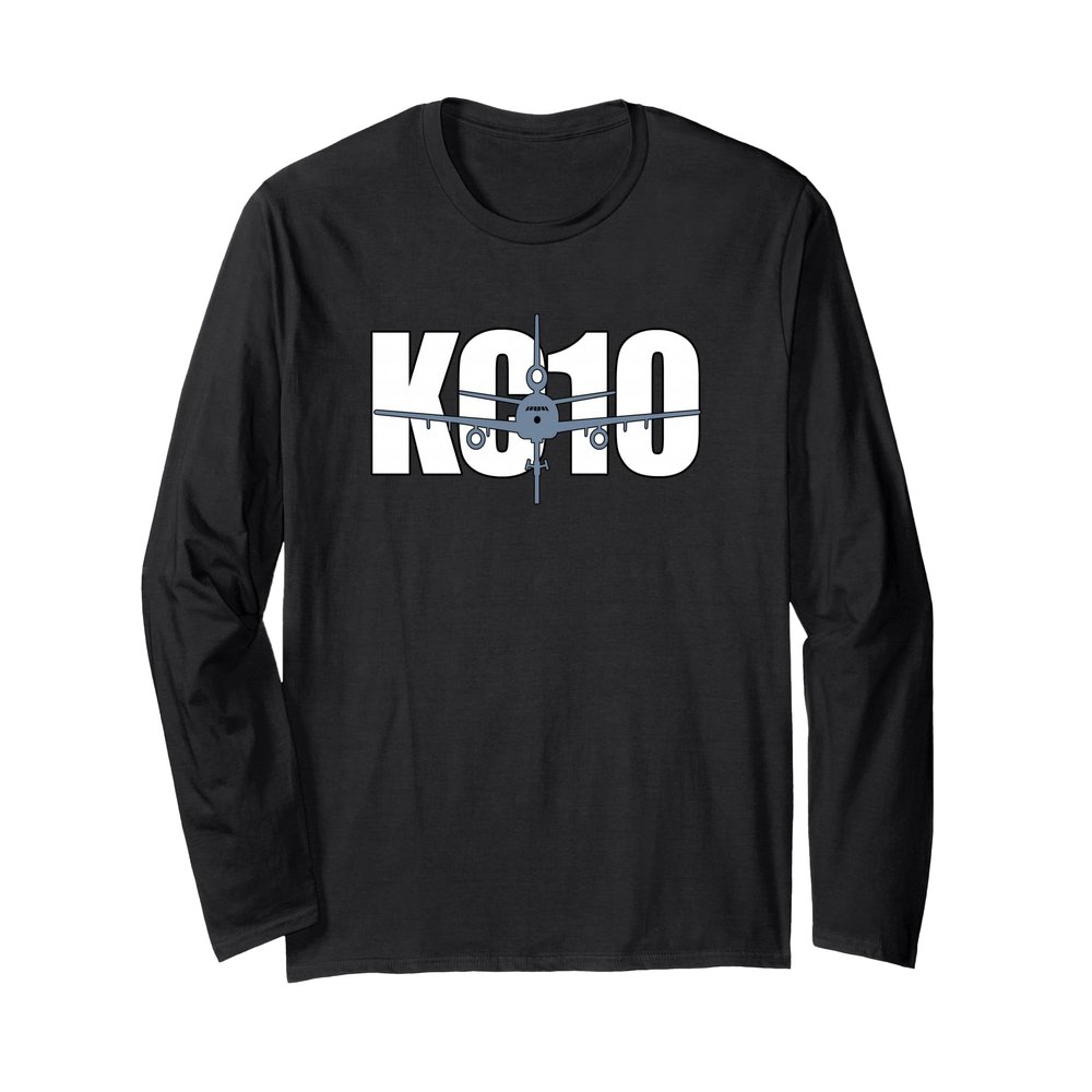KC10 Extender Air Force Pilot Gifts Aircrew Boom Aviation Long Sleeve T-Shirt