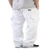 AIRNINE Men's Fleece Cargo Sweatpants Heavyweight S-6XL (White, 6X-Large) view 2