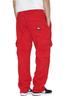 AIRNINE Men's Fleece Cargo Sweatpants Heavyweight S-6XL (Red, Small) view 3