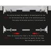 Pull-up Bars AGYH Doorway Chin Up Bar, 74-180CM Adjustable Horizontal Bar, Home Upper Body Workout Bar, Load 200 Kg (Size : 135-180cm) view 4