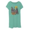 Star Wars Girl's Darkness Rising Casual Dress Gray Heather, Large view 1