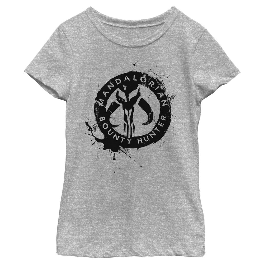 Star Wars Girl's Painted Skull T-Shirt Athletic Heather, X-Small