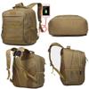 Suoki Hiking Daypacks 42L Rucksack Pack Molle Backpack with USB Charging Port & Headphone Interface view 3