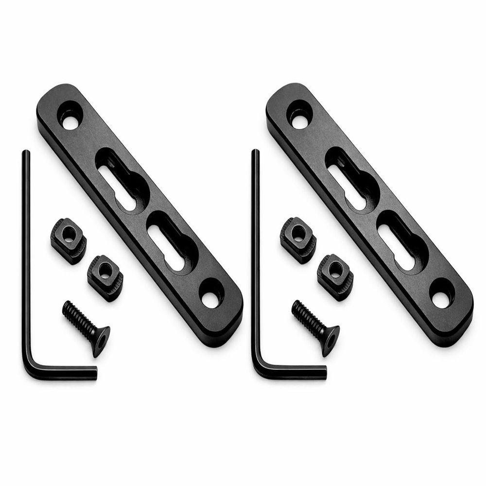 Gotical 2 Slots Mlok to Keymod Adapter Converter Rail Section Mlok to Keymod Converter Pack of 2