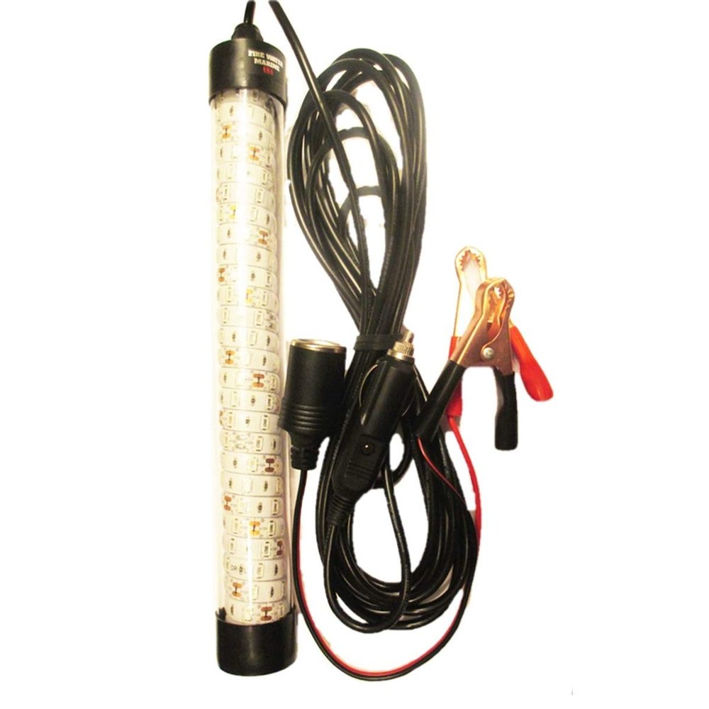 Fire Water Marine White or Blue Maxx Submersible Under Water Led Fishing Light (White)