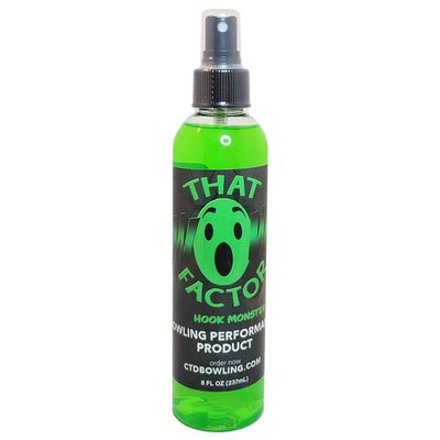 Creating the Difference That Wow Factor Hook Monster Performance Bowling Ball Cleaner Removes Dirt & Oil Easily | Provides More Hook | USBC Approved - 8 oz