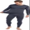 TSLA Men's Thermal Underwear Set, Microfiber Soft Fleece Lined Long Johns, Winter Warm Base Layer Top & Bottom, Soft Micro Fleece Dark Grey, XX-Large view 3