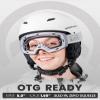 OutdoorMaster Ski Goggles PRO - Frameless, Interchangeable Lens 100% UV400 Protection Snow Goggles for Men & Women (Camo Frame VLT 10% Grey Lens with REVO Silver and Free Protective Case) view 4