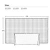 Aoneky Soccer Backstop Net 10x40 ft - Heavy Duty 3mm Polyester Sports Barrier Netting with 4x4 inch Mesh, UV Resistant for Outdoor Training, Football & Multi-Sport Use view 3