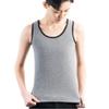 MISWSU Cotton Thermal Long Tank Top Compression Chest Binder for Tomboy Trans Lesbian(Gray,4XL) view 1