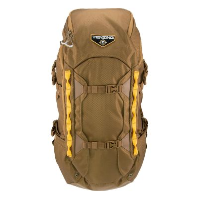 TENZING 2300 Whitetail Day Pack, Buckskin Tan, Rugged Durable Camo Hunting Backpack with 4 Compartments & 13 Organizational Pockets, Hydration Bladder Compatible