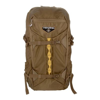 TENZING 2100 Whitetail Day Pack, Buckskin Tan Hydration Bladder Compatible Durable Camo Backpack with 4 Compartments & 15 Organizational Pockets for Hunting Gear and Equipment