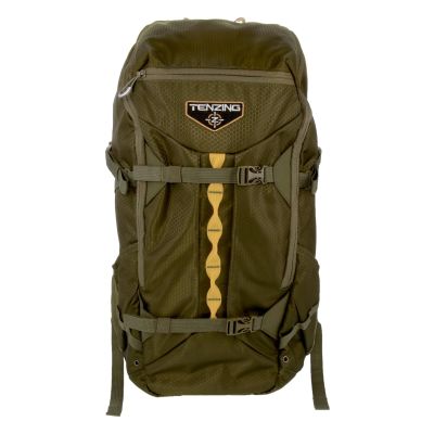 TENZING 2100 Whitetail Day Pack, Olive Green Hydration Bladder Compatible Durable Camo Backpack with 4 Compartments & 15 Organizational Pockets for Hunting Gear and Equipment