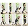 Goplus Deep Squat Machine, 8-in-1 Sissy Squat Fitness Equipment Functional Core Workout Training Sit Up & Push Up Leg Exerciser, with Anti-Skid Measures, Soft PVC Cover, Handy Wheels (Yellow&Black) view 2