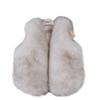 benetia Toddler Vest Girls Fur Faux White 4t view 1