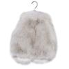 benetia Toddler Vest Girls Fur Faux White 4t view 2