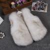 benetia Toddler Vest Girls Fur Faux White 4t view 4