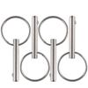 4 Pack Small Quick Release Pin, Diameter 3/16", Usable Length 0.95", Full 316 Stainless Steel, Bimini Top Pin, Marine Hardware view 1
