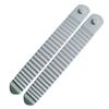 UP100 One Pair White Snowboard Binding Parts Ankle/Toe Ladder Straps for Ratchet Buckle Snowboard Boots (Length 180mm no Hole) view 1